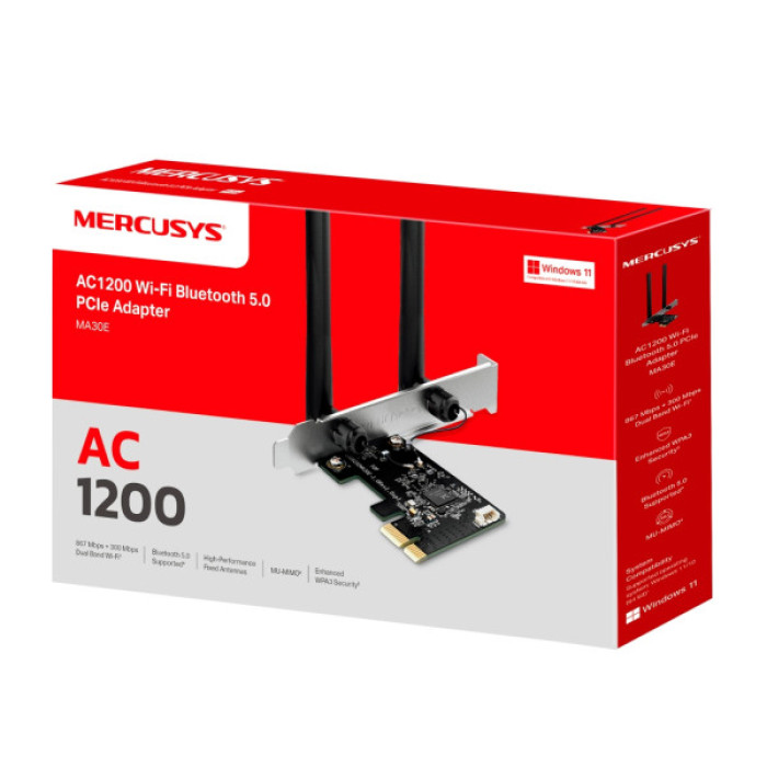 Мережева карта Wi-Fi Mercusys MA30E