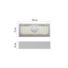 Світильник EMOS 900лм IP65 4000K PIR (ZG165S)