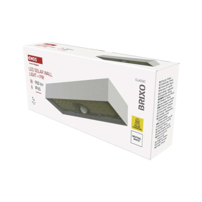 Світильник EMOS 900лм IP65 4000K PIR (ZG165S)