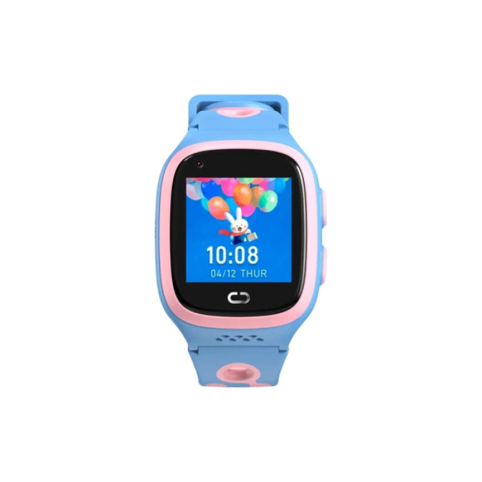 Смарт-годинник Canyon ZEFIR KW-49 E-SIM 4G GPS Pink-Blue Дитячий смарт-годинник (CNE-KW49PB)
