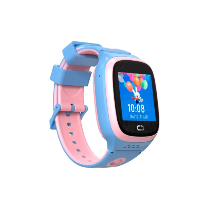 Смарт-годинник Canyon ZEFIR KW-49 E-SIM 4G GPS Pink-Blue Дитячий смарт-годинник (CNE-KW49PB)