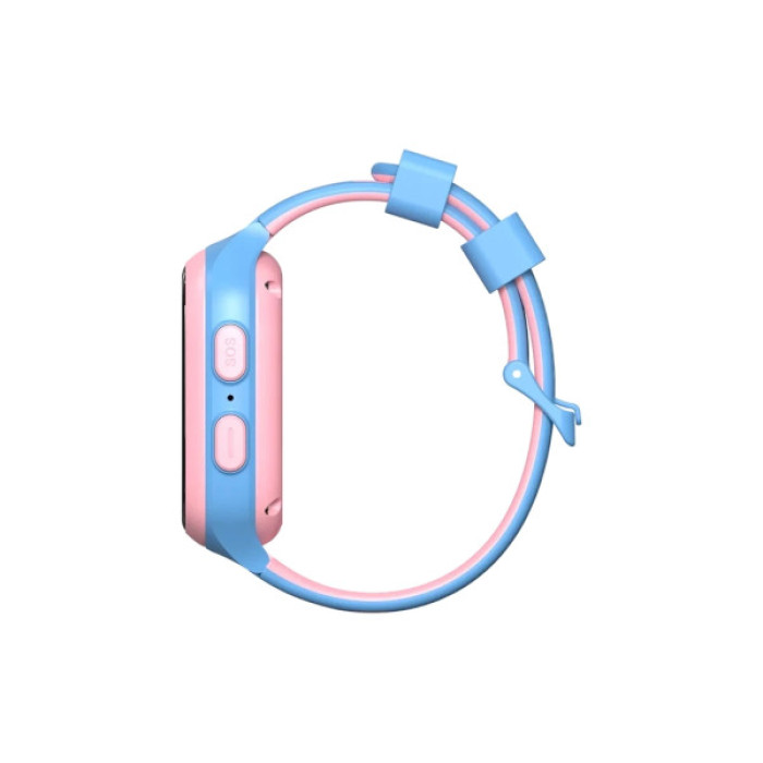 Смарт-годинник Canyon ZEFIR KW-49 E-SIM 4G GPS Pink-Blue Дитячий смарт-годинник (CNE-KW49PB)