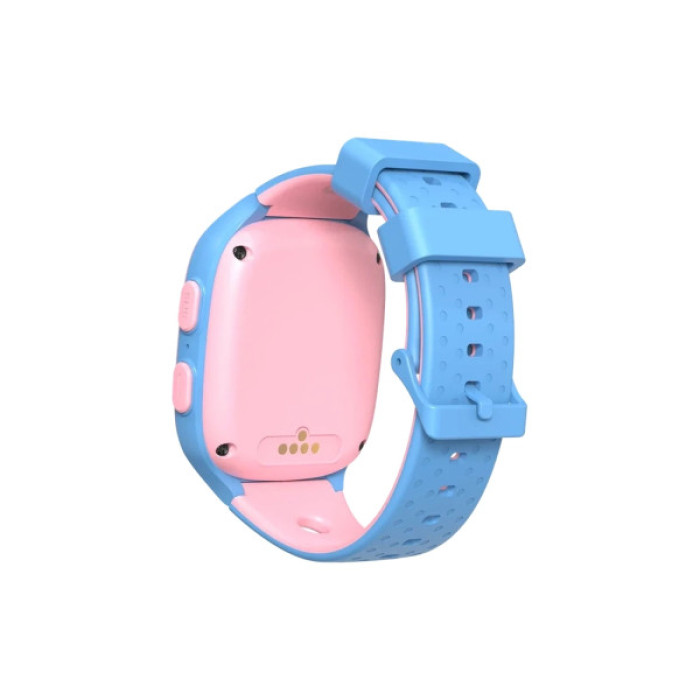 Смарт-годинник Canyon ZEFIR KW-49 E-SIM 4G GPS Pink-Blue Дитячий смарт-годинник (CNE-KW49PB)