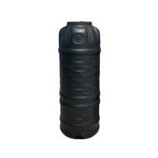Ємність для води Пласт Бак вертикальна не харчова 500 л чорна видувна (6252)