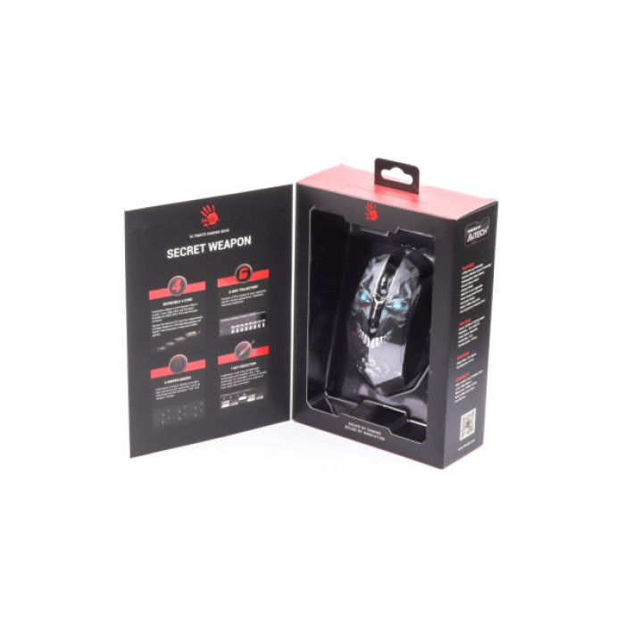 Мишка A4Tech Bloody R80 Plus Wireless Skull (4711421977326)