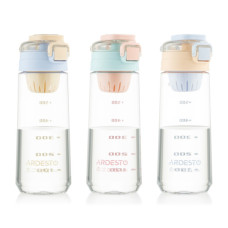 Пляшка для води Ardesto Duo 720мл блакитний, бежевий (AR2272DV)