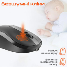 Мишка Meetion BTM185R Bluetooth/Wireless Black (MT-BTM185R-A)