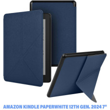 Чохол до електронної книги BeCover Ultra Slim Origami Amazon Kindle Paperwhite 12th Gen. 2024 7"/Colorsoft (2024) Deep Blue (712838)
