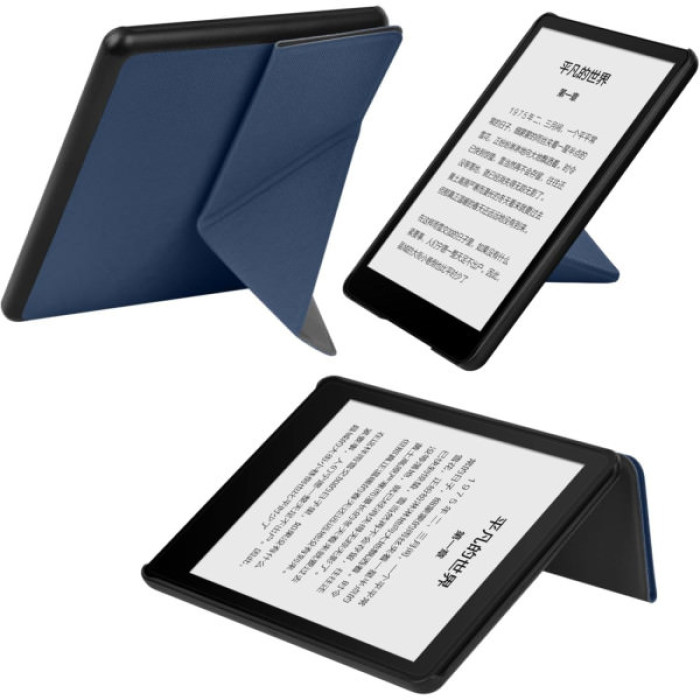 Чохол до електронної книги BeCover Ultra Slim Origami Amazon Kindle Paperwhite 12th Gen. 2024 7"/Colorsoft (2024) Deep Blue (712838)