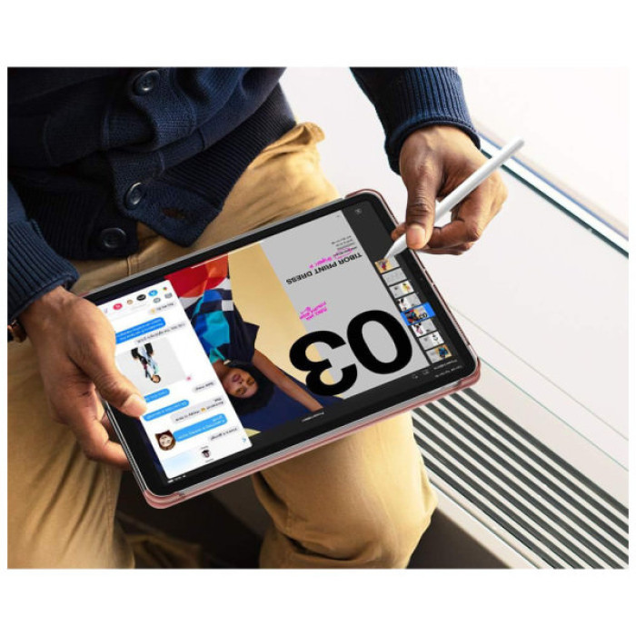 Чохол до планшета BeCover Tri Fold Hard Apple iPad Air 11" M2/M3 (2024/2025) Pink (711416)