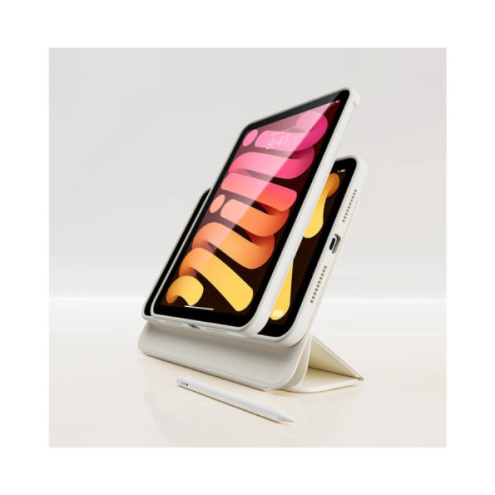 Чохол до планшета BeCover Ultra Slim Origami Flex Apple iPad Air 11" M2/M3 (2024/2025) Beige (712976)