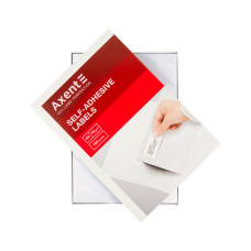 Етикетка самоклеюча Axent 70x42,4 (21 на листі) с/кл (100 листів) (2464-A)