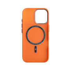 Чохол до мобільного телефона Armorstandart LikeCarbon2 SE MagCase Apple iPhone 17 Kevlar Orange Rose Gold (ARM89167)