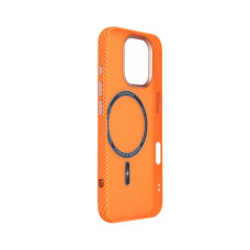 Чохол до мобільного телефона Armorstandart LikeCarbon2 SE MagCase Apple iPhone 17 Kevlar Orange Rose Gold (ARM89167)