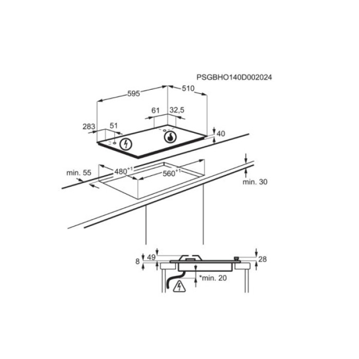 Варочна поверхня Electrolux KGS6436RK
