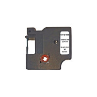 Стрічка для принтера етикеток UKRMARK RL-D-Vi-18444-BK/WT вінілова стрічка. аналог DYMO S0718600, (900286)