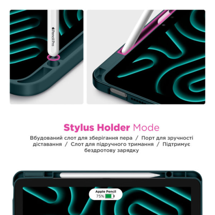 Чохол до планшета Armorstandart Y-Type PEN Redmi Pad Pro / Poco Pad Pine Green (ARM85545)