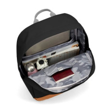 Рюкзак туристичний Pacsafe Go 25L чорний/помаранчевий (35115130)
