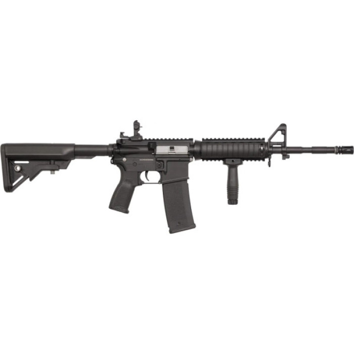 Гвинтівка страйкбольна Evolution Recon SOPMOD 14.5" Carbontech AEG Black (SL-1004)