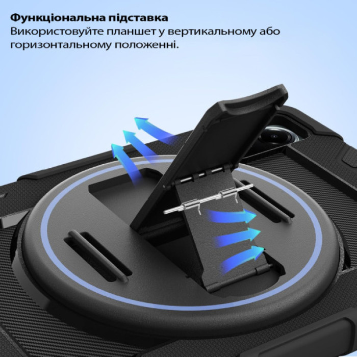 Чохол до планшета BeCover Horizontal handle Samsung Galaxy Tab S10 FE Plus (SM-X620/SM-X626) 13.1" Black (714568)