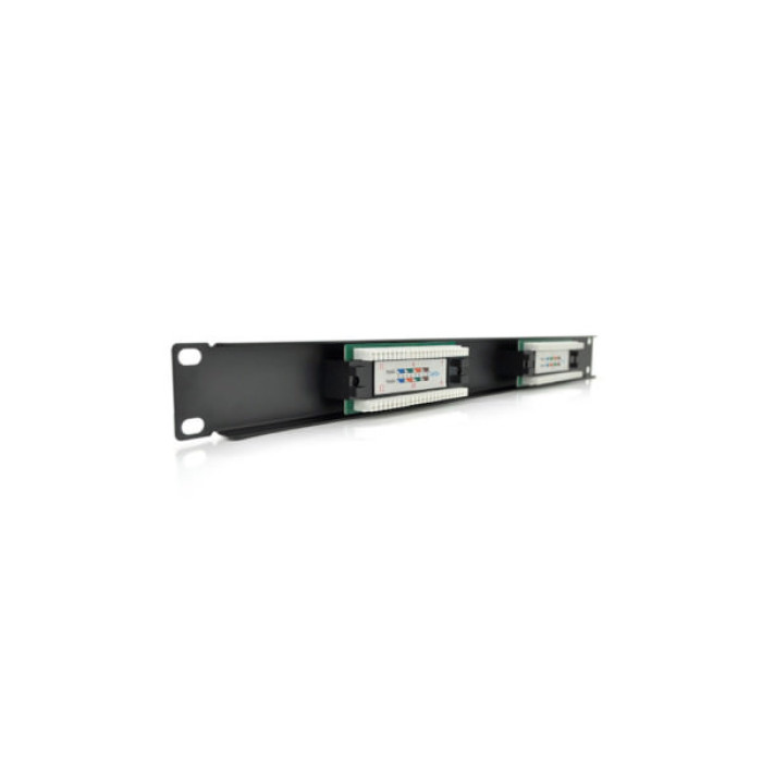 Патч-панель 19" 12хRJ-45 UTP 1U cat.5e PiPo (PP125191U)