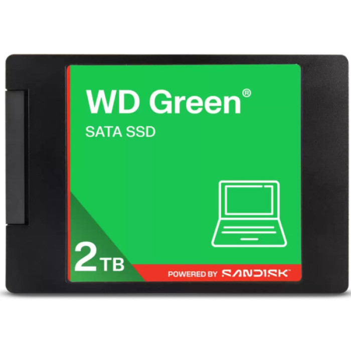 Накопичувач SSD 2.5" 2TB GREEN WD (WDS200T5G0A-00CPT0)