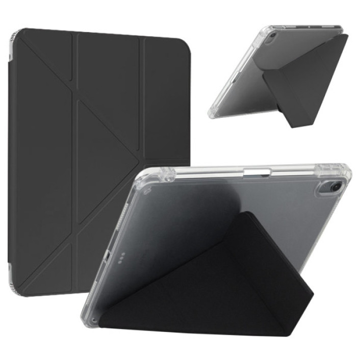 Чохол до планшета BeCover Ultra Slim Origami Transparent Apple iPad Air 11" M4 2026 Black (715183)
