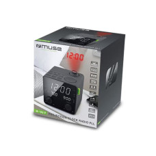 Настільний годинник Muse Радіо-годинник з USB та проекцією (M-189 P)