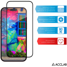 Скло захисне ACCLAB Full Glue ESD Apple iPhone 15 Pro Max Black 6,7" (1283126577260)