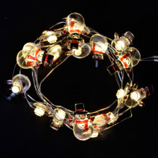 Гірлянда YES! Fun На мідному дроті Сніговики 20 LED Тепло-біла 2.2 м На батарейках (801213)