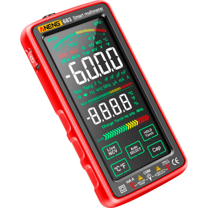 Цифровий мультиметр ANENG AN-683, V, A, R, C, T, F (AN-683)