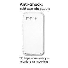 Чохол до мобільного телефона BeCover Anti-Shock Google Pixel 9a Clear (715071)