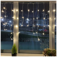 Гірлянда ColorWay Бахрома 3 м x 0.6 м 100 Led IP20 теплий колір USB (CW-GF-100L36UWW)