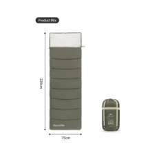 Спальний мішок Naturehike з капюшоном LD350 CNK2300SD016, темно-зелений (6976023921810)