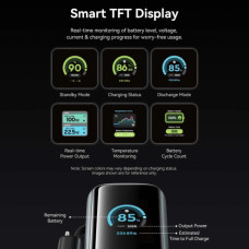 Батарея універсальна Vention 27000 mAh 200W Gray TFT Display Type (FKGH0)