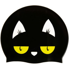 Шапка для плавання Aqua Speed Kiddie 142-07 60649 чорний, принт Діт OSFM (5905718606498)