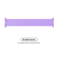 Ремінець до смарт-годинника Armorstandart Braided Solo Loop для Apple Watch 49/46/45/44/42 (Series 1-3) Lavender Grey Size 10 (172 mm) (ARM64909)