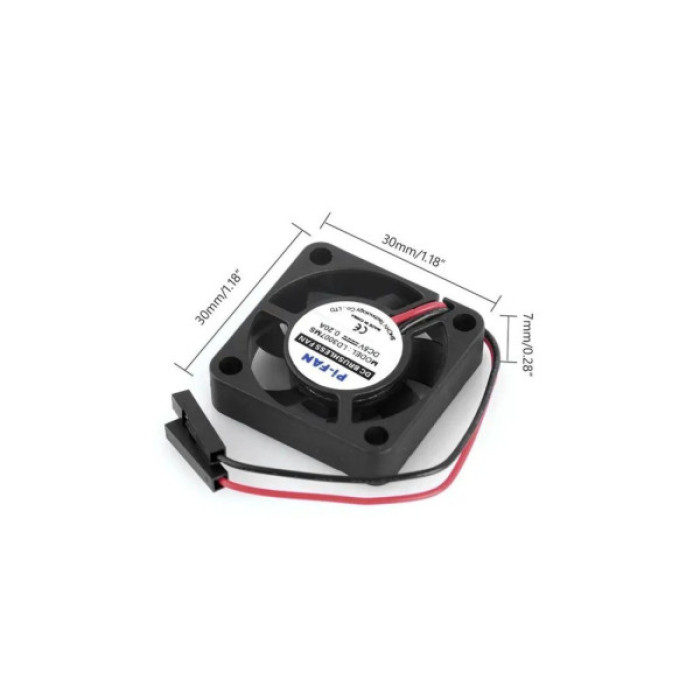 Додаткове обладнання для Мікро ПК KUONGSHUN Fan for Raspberry Pi 30307 (3B386)