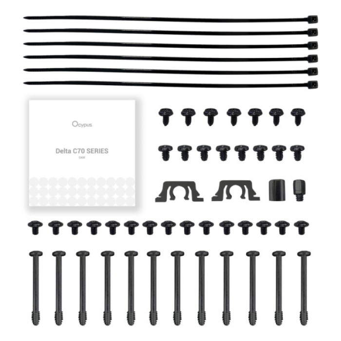 Корпус для ПК OCYPUS DELTA-C70-BKG400XX-GL