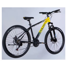 Велосипед Space 27.5" PHAETON DD FR рама-17" AL 2026 сіро-жовтий (OPS-SP-27.5-084)