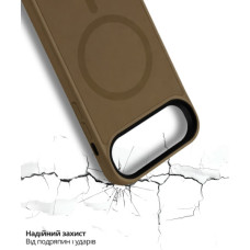 Чохол до мобільного телефона BeCover FIBRA ArcLine MagSafe Apple iPhone 17 Air Brown (715376)
