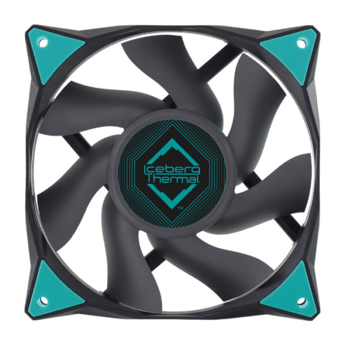 Кулер до корпусу Iceberg Group IceGALE 120mm Black (ICEGALE12-C0A)