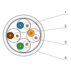 Кабель мережевий OK-Net FTP cat.5e LSOH, 305м (КПВонг-HFЭ-ВП (200) 4x2x0,51)