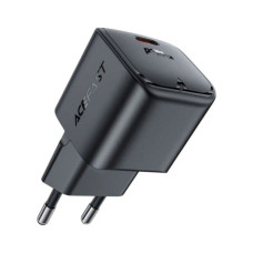 Зарядний пристрій Acefast USB-C 30W Gan A77 mini Fast Charger Black (6974316282662)