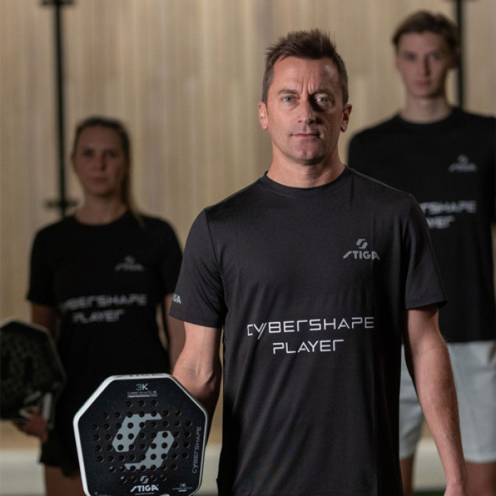 Ракетка для падел тенісу Stiga Racket Cybershape 18K (2202-1701-03) (931816)