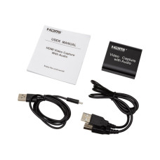 Пристрій захоплення відео PowerPlant HDVC4 HDMI Audio, 4k/30hz (CA914159)