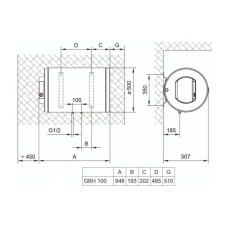 Бойлер TIKI GBH 100 ComfortH100V9 (700180)