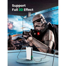 Кабель мультимедійний HDMI M to HDMI M 10.0m 4K30Hz braided HD119 black Ugreen (40104)