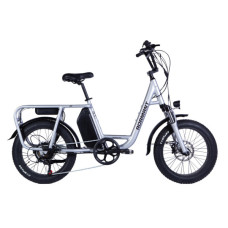 Електровелосипед Dorozhnik 20" ADAMANT HDD рама-18,5" 48B 17.5А*г 750Вт 2026 срiблястий (ELB-D-20-078)