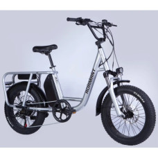 Електровелосипед Dorozhnik 20" ADAMANT HDD рама-18,5" 48B 17.5А*г 750Вт 2026 срiблястий (ELB-D-20-078)